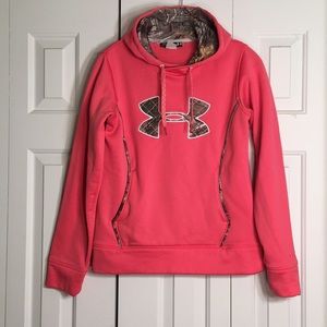 Pink Camo-Accent Under Armour Sweatshirt